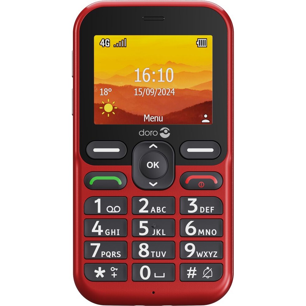 Mobilni telefon DORO Leva L10 red