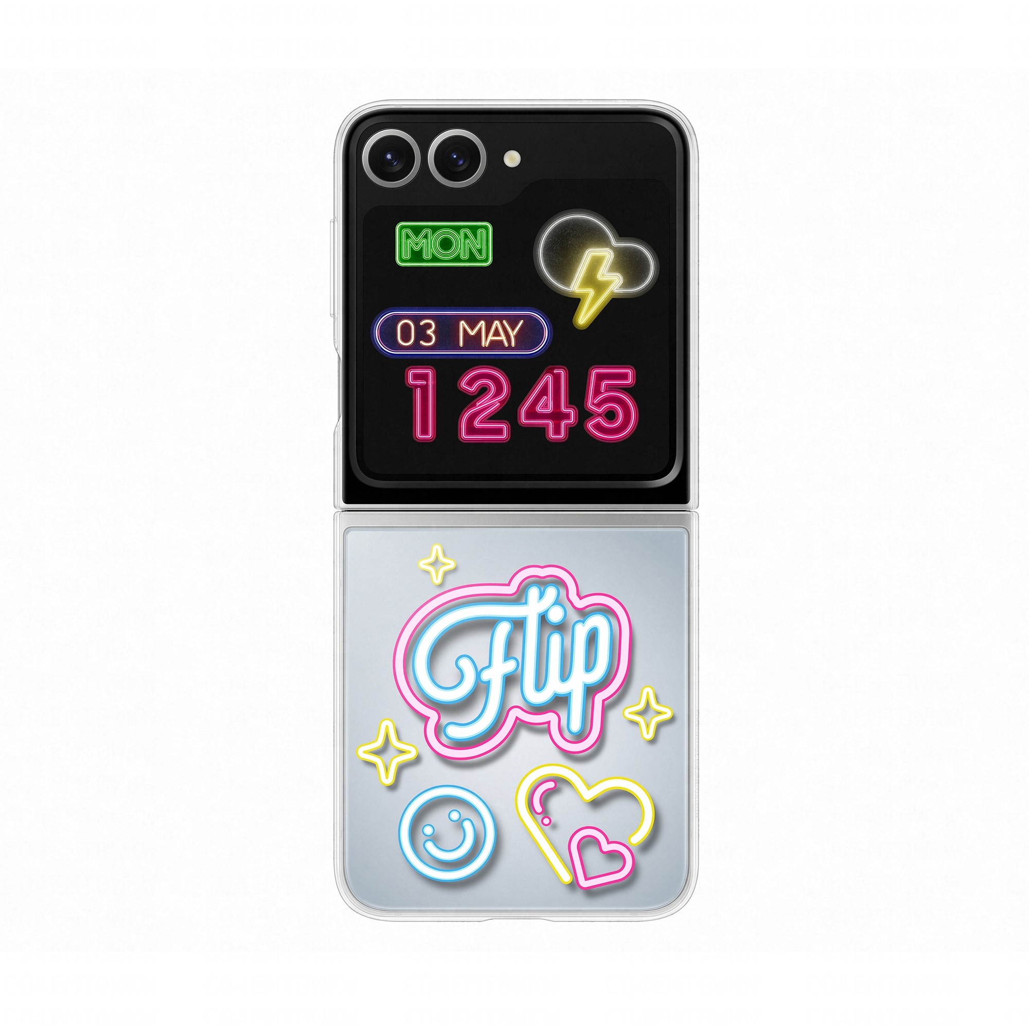 Futrola SAMSUNG Flipsuit za Galaxy Z Flip6, transparentna