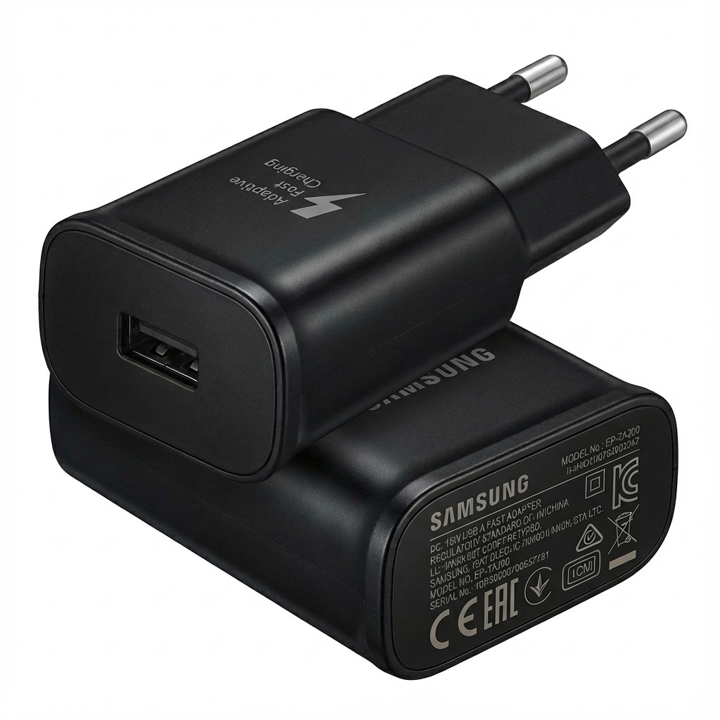 Adapter SAMSUNG EP-TA200 brzi 15W USB-A crna boja
