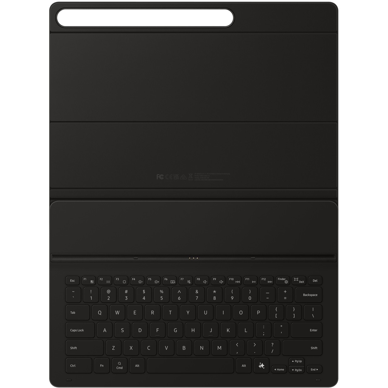 Tipkovnica Samsung Book Cover Keyboard Slim Galaxy Tab S10 FE+ crna boja-5