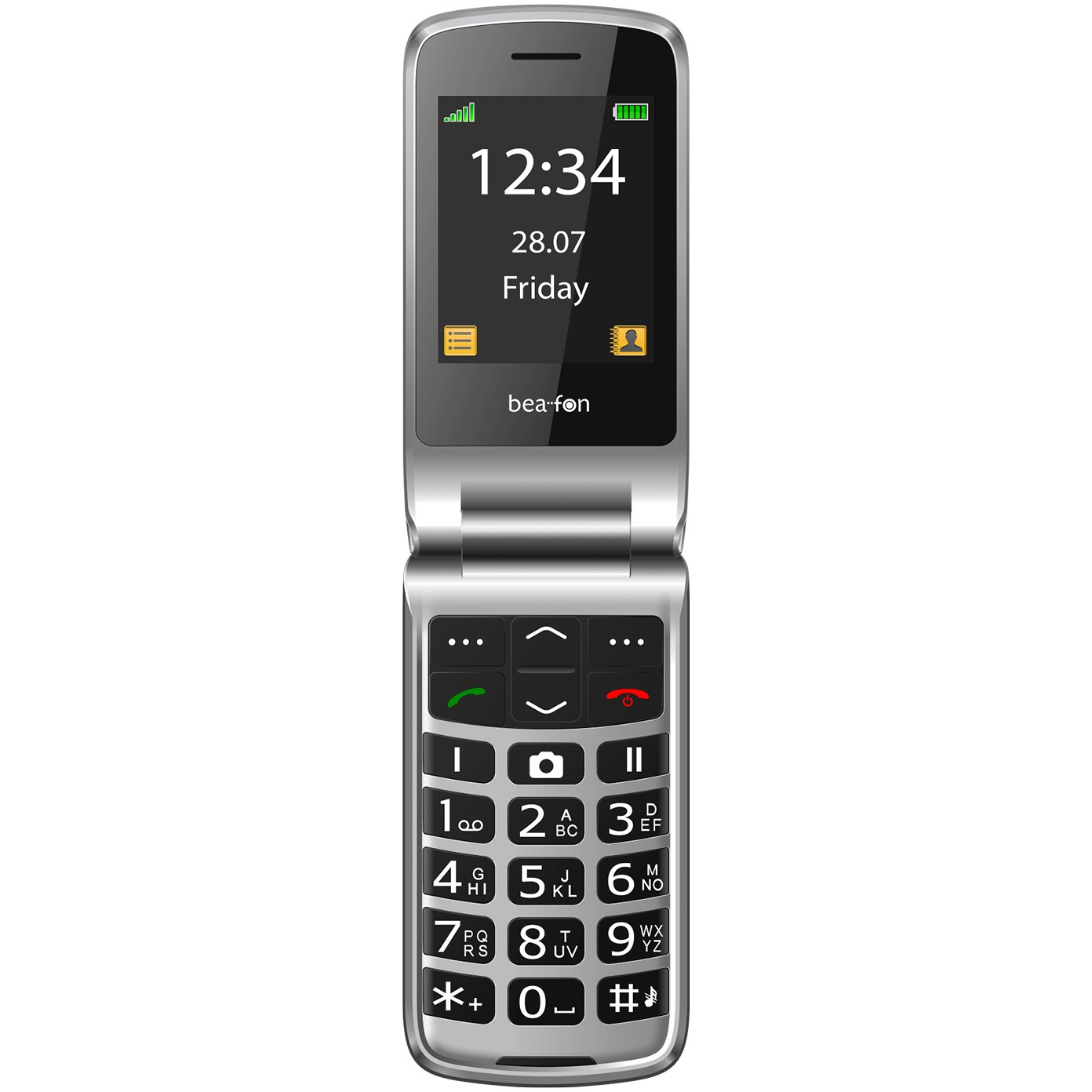 Mobilni telefon BEA-FON SL645plus LTE (LTE, 4.5" ekran, 480 x 854, 1 GB RAM, 8 GB, Android, crna/srebrna)-1
