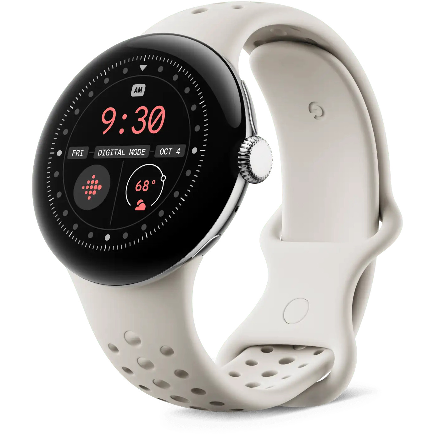 Remen za pametni sat GOOGLE Pixel Watch 3 Active Sport Band 45 mm S, Porcelain-1