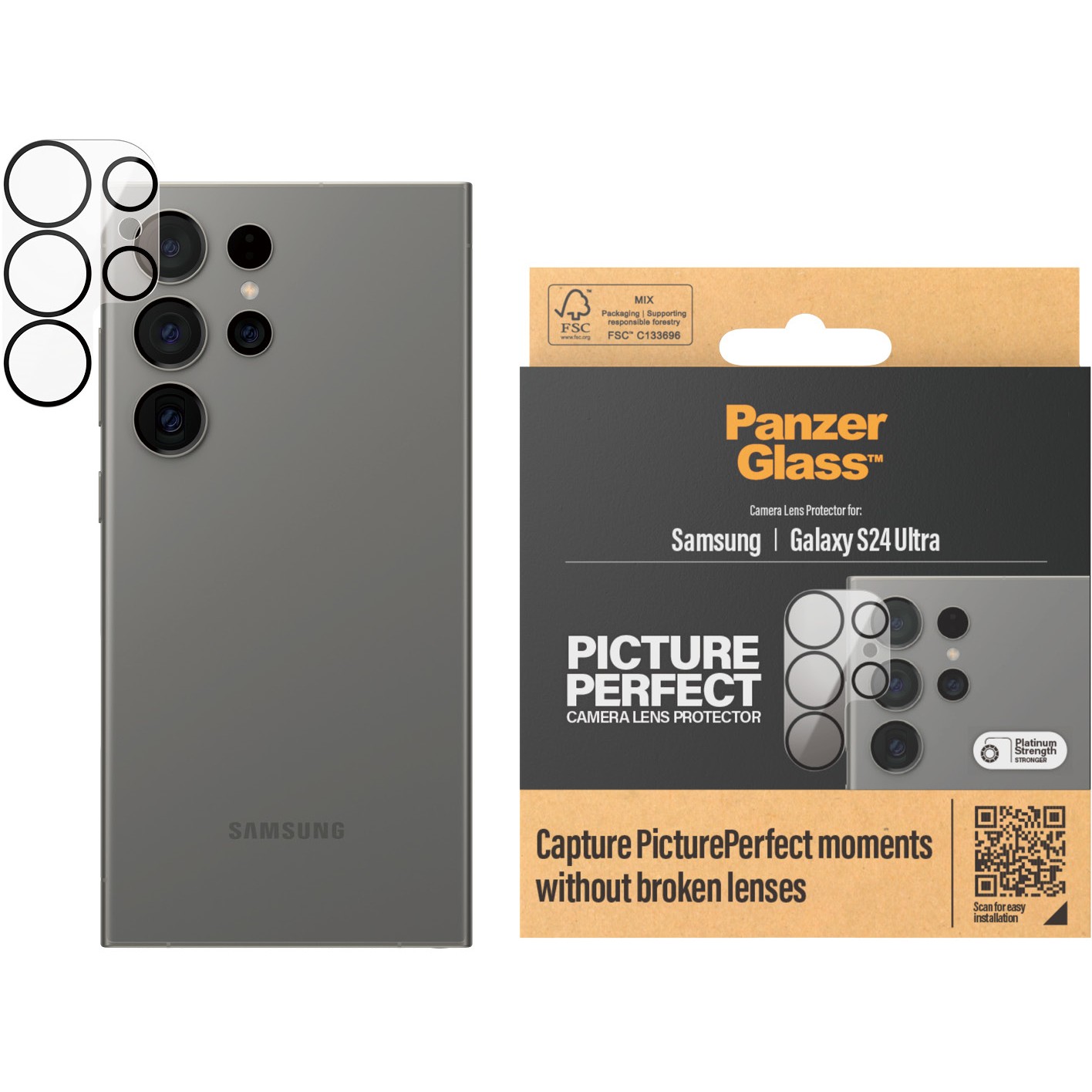 Zaštitno staklo PANZER GLASS PicturePerfect za Samsung S24 Ultra-1