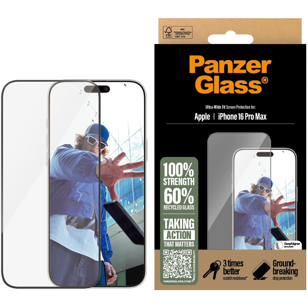 Zaštita ekrana PANZER GLASS iPhone 16 Pro Max UWF-1