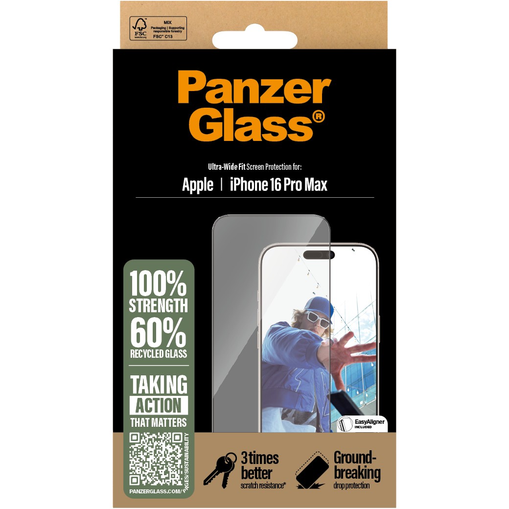 Zaštita ekrana PANZER GLASS iPhone 16 Pro Max UWF-2