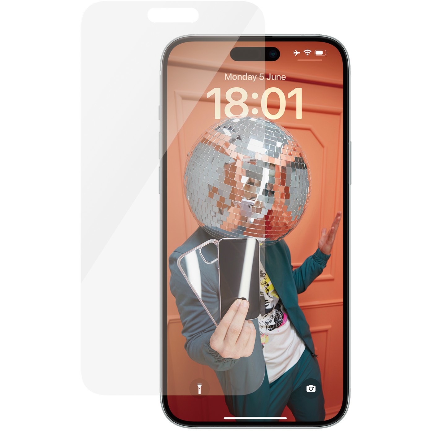Zaštita ekrana PANZER GLASS iPhone 15 Plus Classic Fit