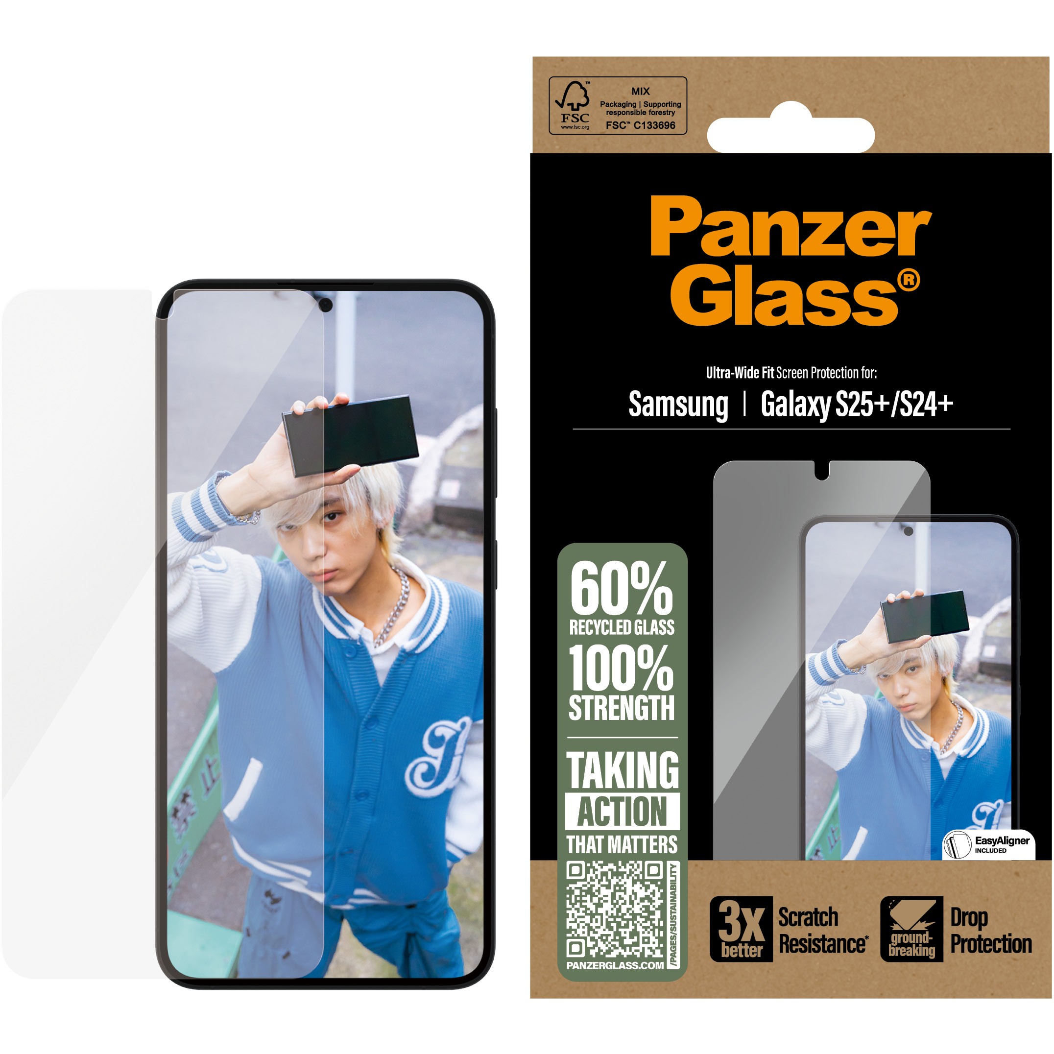 Zaštitno staklo PANZER GLASS za Samsung Galaxy S25 Plus-1