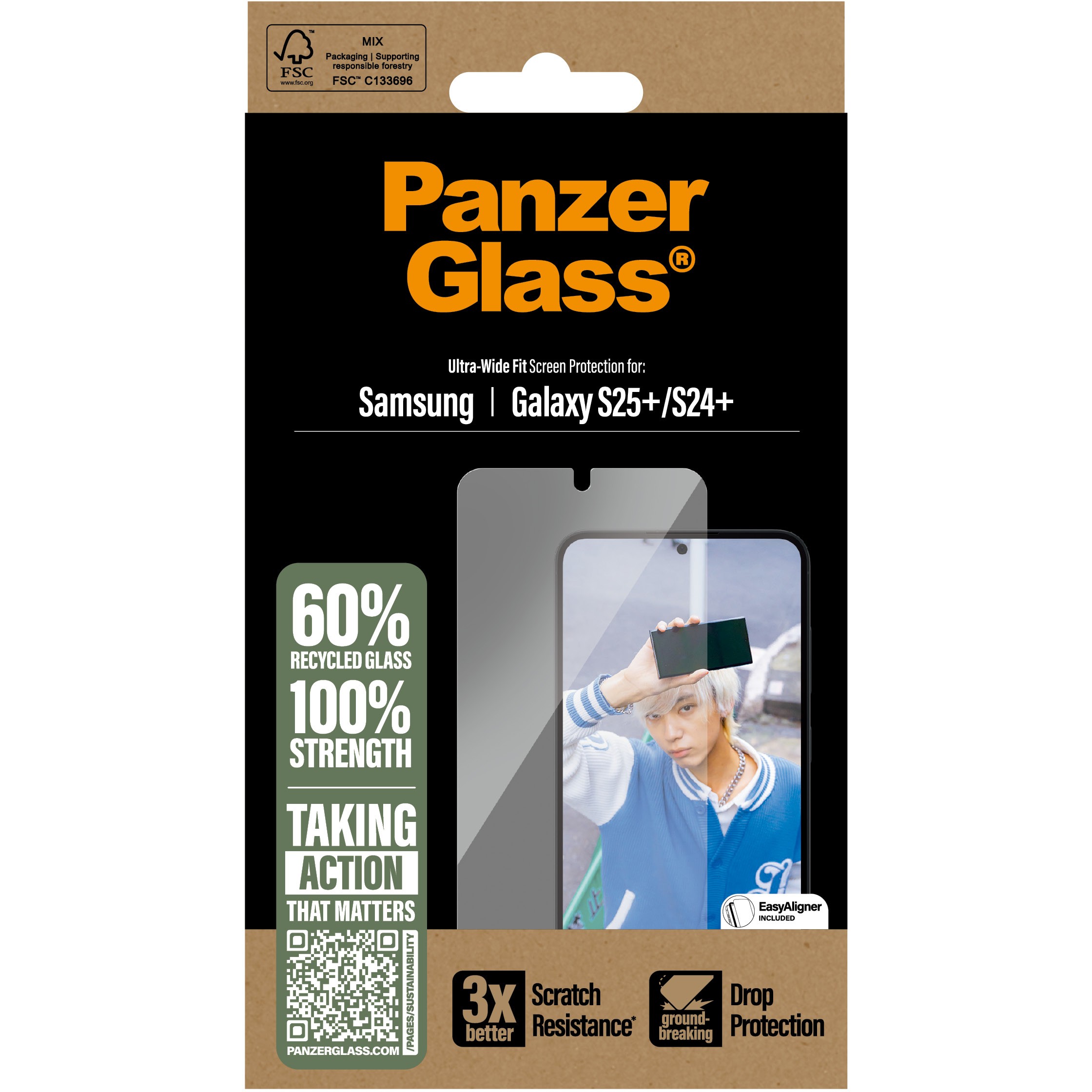 Zaštitno staklo PANZER GLASS za Samsung Galaxy S25 Plus-2