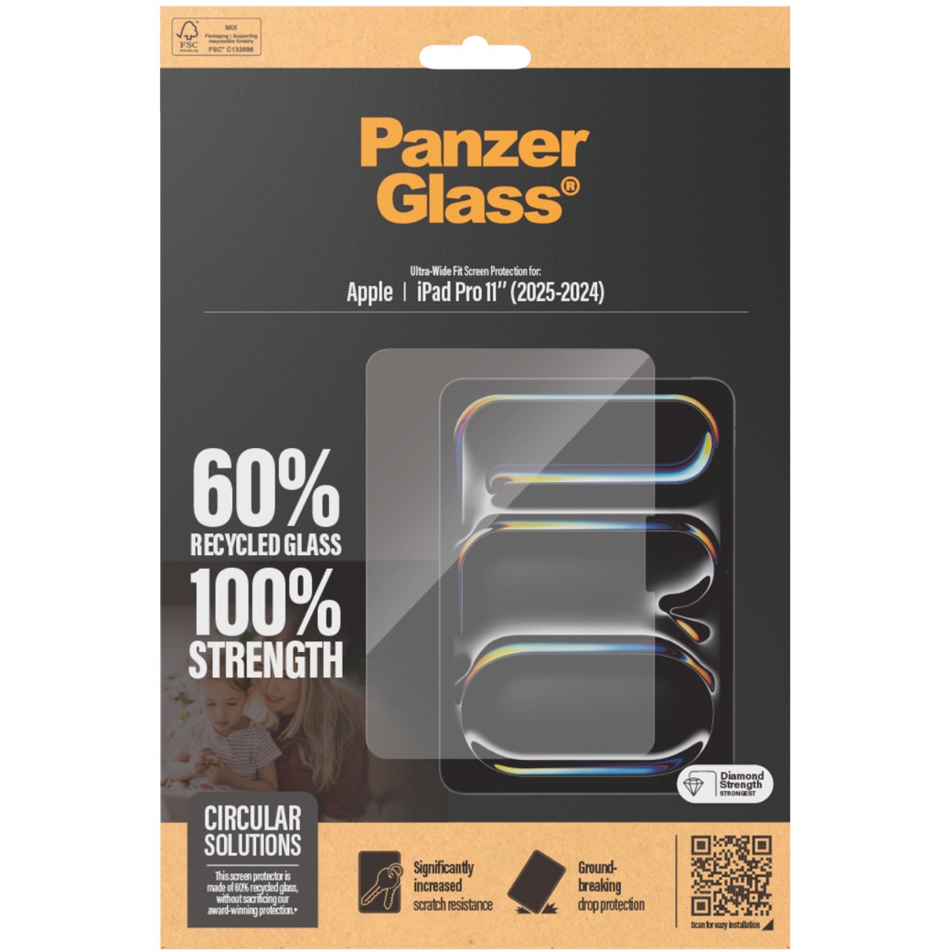 Zaštita ekrana PANZER GLASS iPad Pro 11" 2024 Ultra-Wide Fit-2