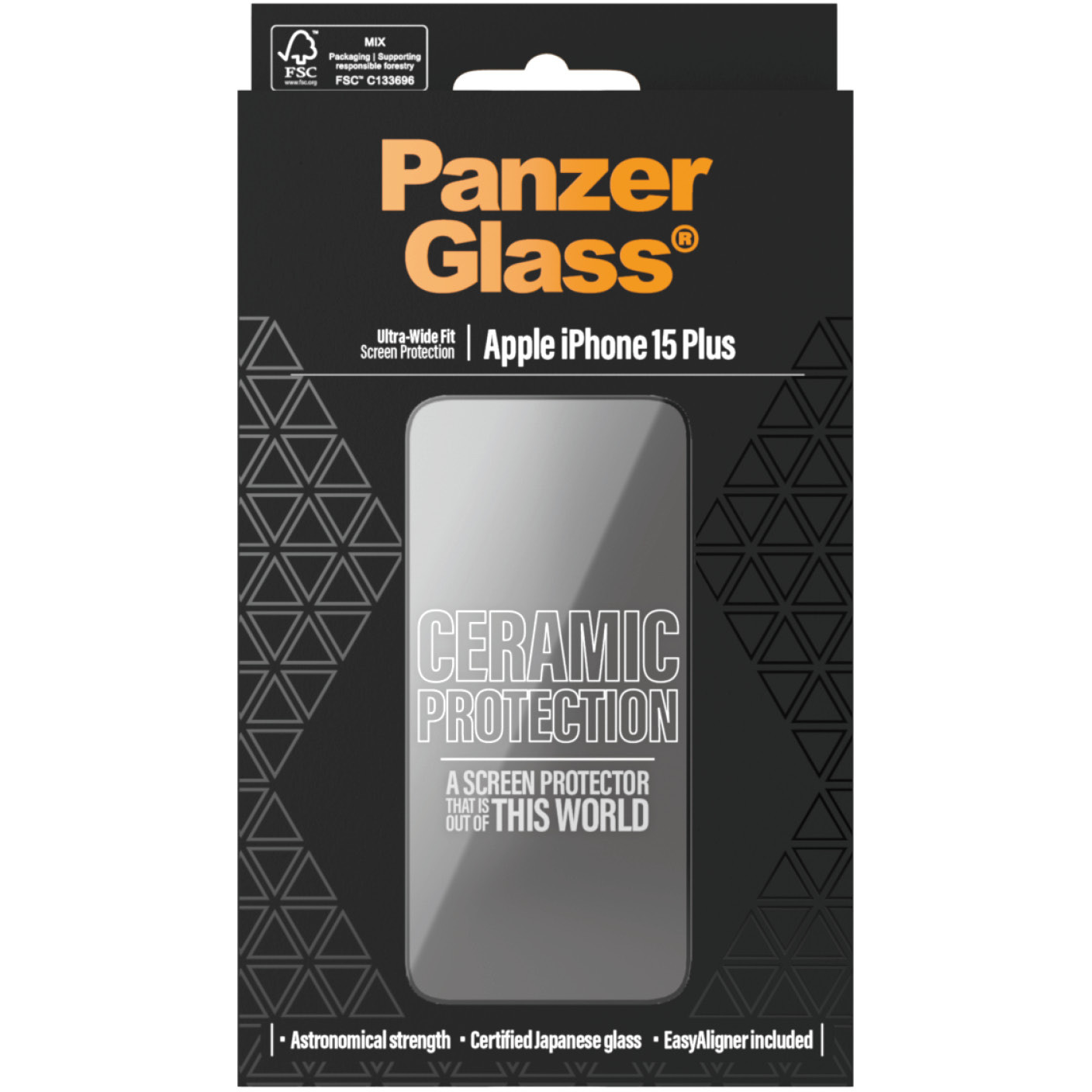 Zaštita za ekran PANZER GLASS Ceramic Protection f. iPhone 15 Plus Ultra-Wide F.-2