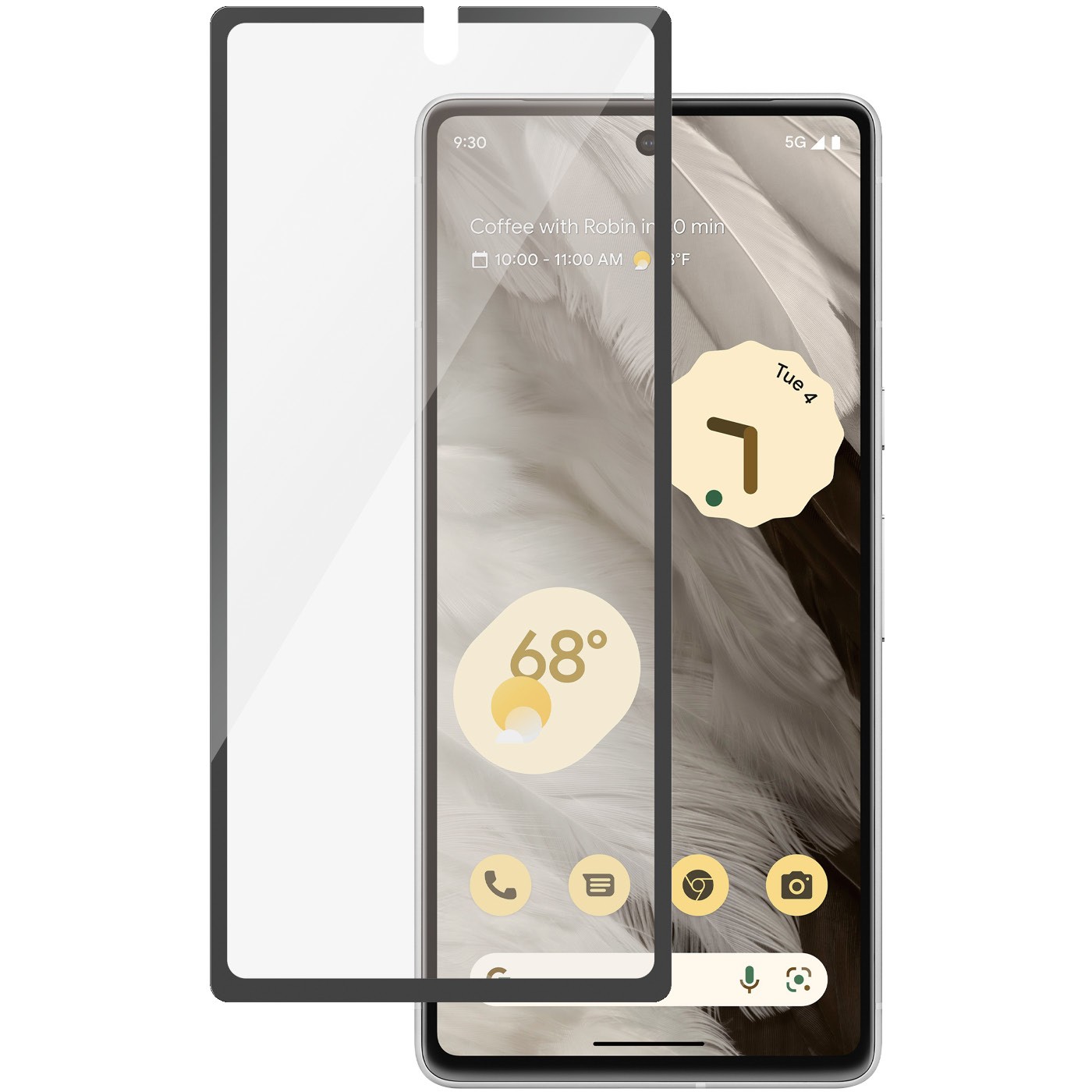 Zaštita ekrana PANZER GLASS Google Pixel 7a Ultra Wide Fit