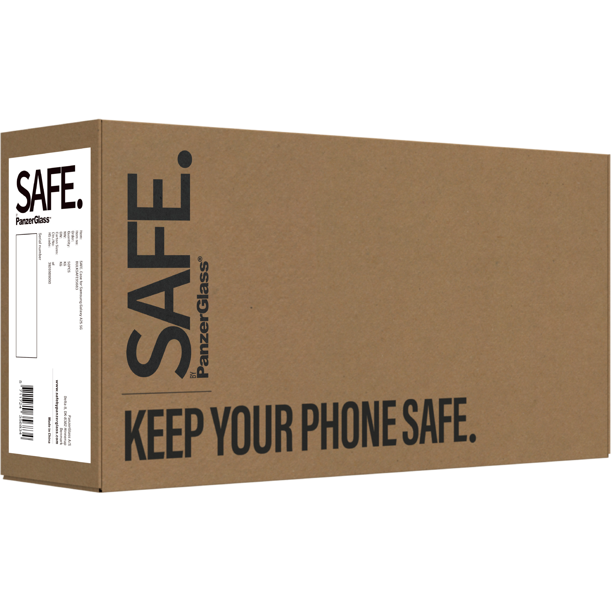 Maska za mobitel PANZER GLASS SAFE. Samsung Galaxy A25 5G - prozirna *BULK-2