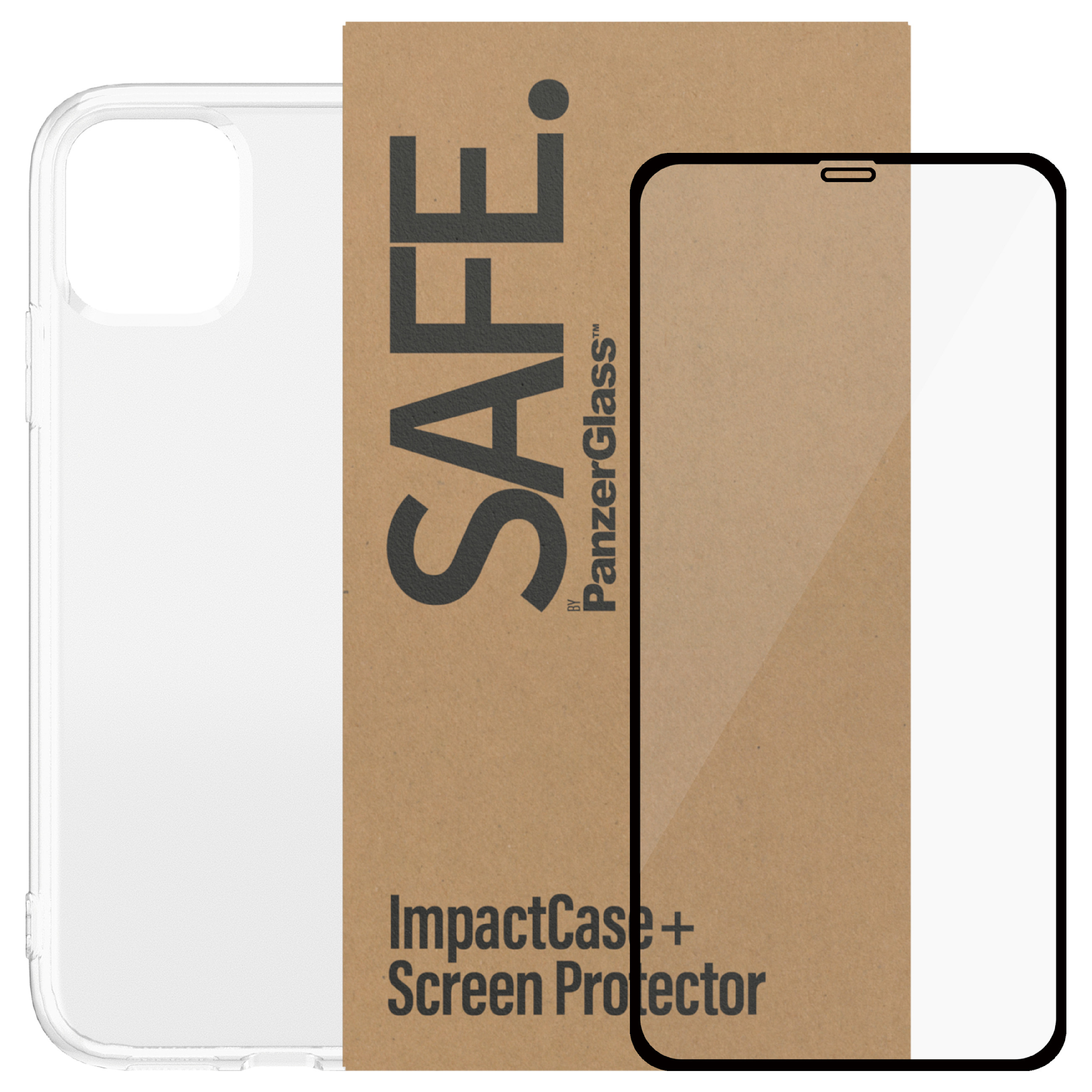 Zaštitno staklo PANZER GLASS SAFE. 2-in-1 za Apple iPhone 11 *BULK-3