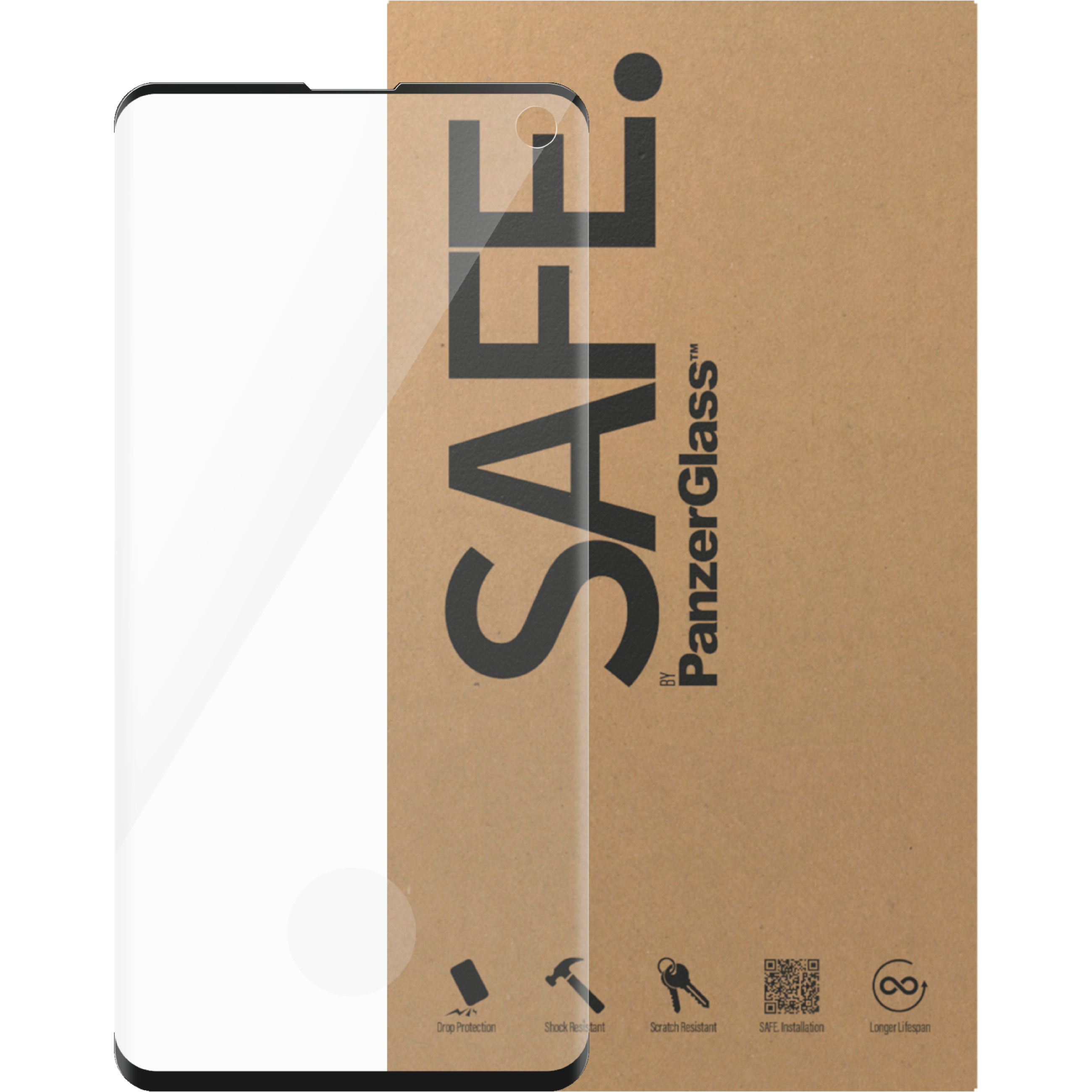 Zaštitno staklo PANZER GLASS SAFE. za Samsung Galaxy S10 FP. UWF *BULK-2
