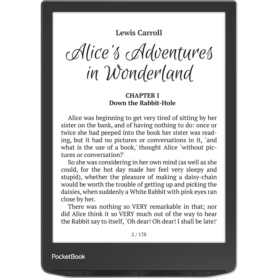 E-reader PocketBOOK InkPad 4 Stardust Silver DACH-Version-1