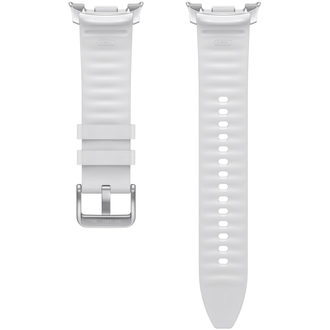Remen za pametni sat SAMSUNG Galaxy Watch8 / Watch8 Classic Hybrid Band S/M & M/L, White-1