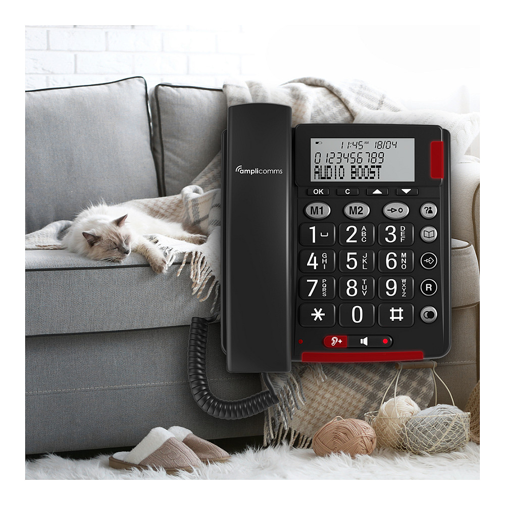 Telefon AMPLICOMMS BIGTel 48 Plus Dark Grey-4