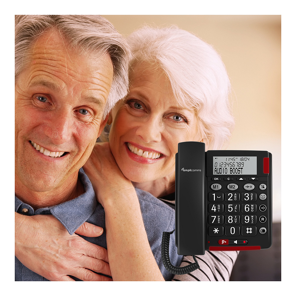 Telefon AMPLICOMMS BIGTel 48 Plus Dark Grey-5