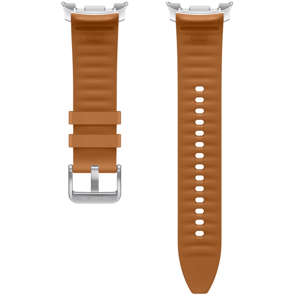 Remen za pametni sat SAMSUNG Galaxy Watch8 / Watch8 Classic Hybrid Band S/M & M/L, Camel-1