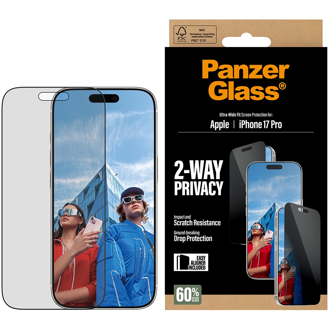 Zaštita ekrana PANZER GLASS 2-Way Privacy Schutzglas iPhone 17 Pro/UWF-1
