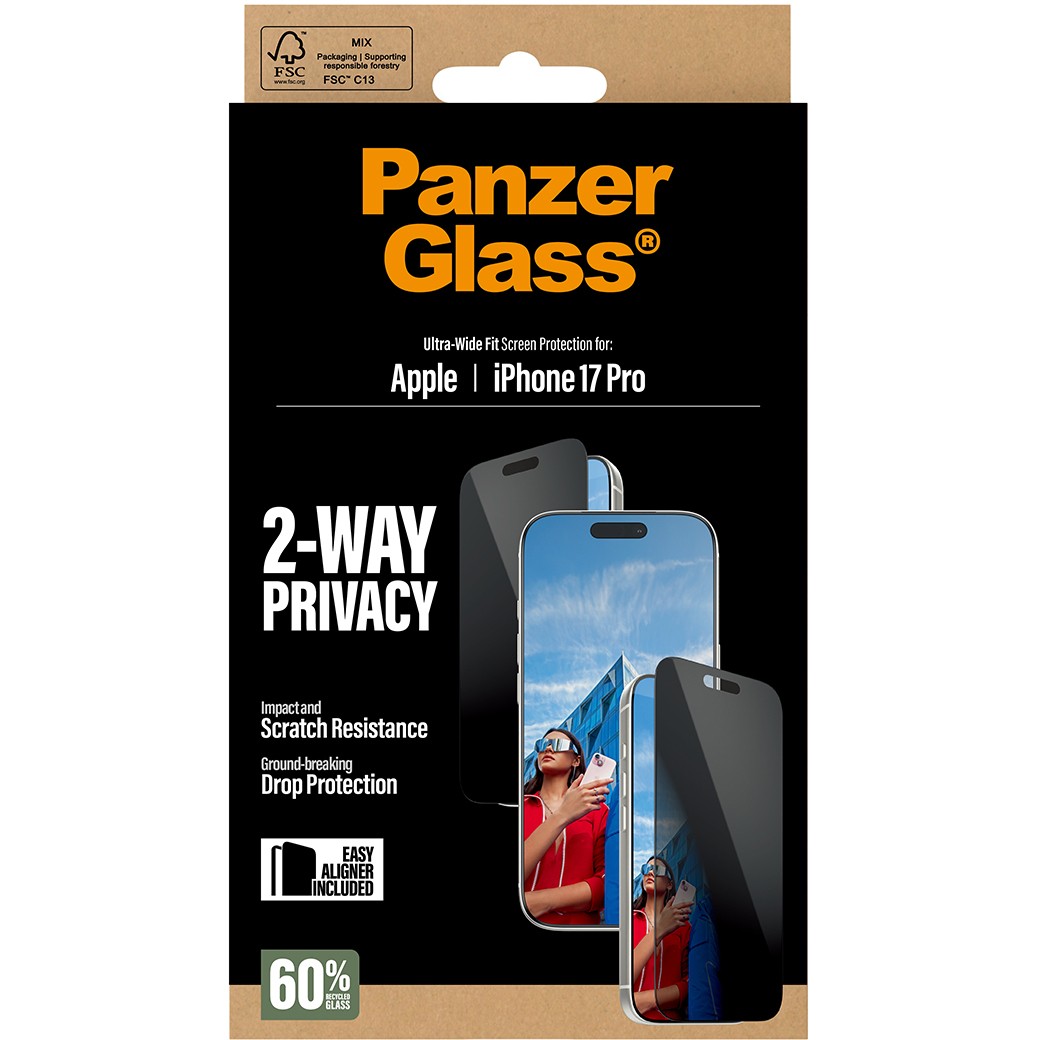 Zaštita ekrana PANZER GLASS 2-Way Privacy Schutzglas iPhone 17 Pro/UWF-2