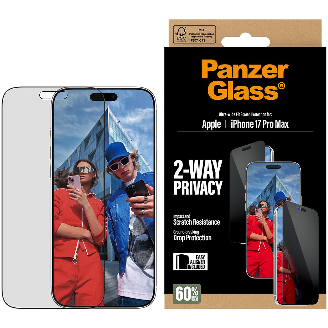 Zaštita ekrana PANZER GLASS 2-Way Privacy Schutzglas iPhone 17 Pro Max/UWF-1