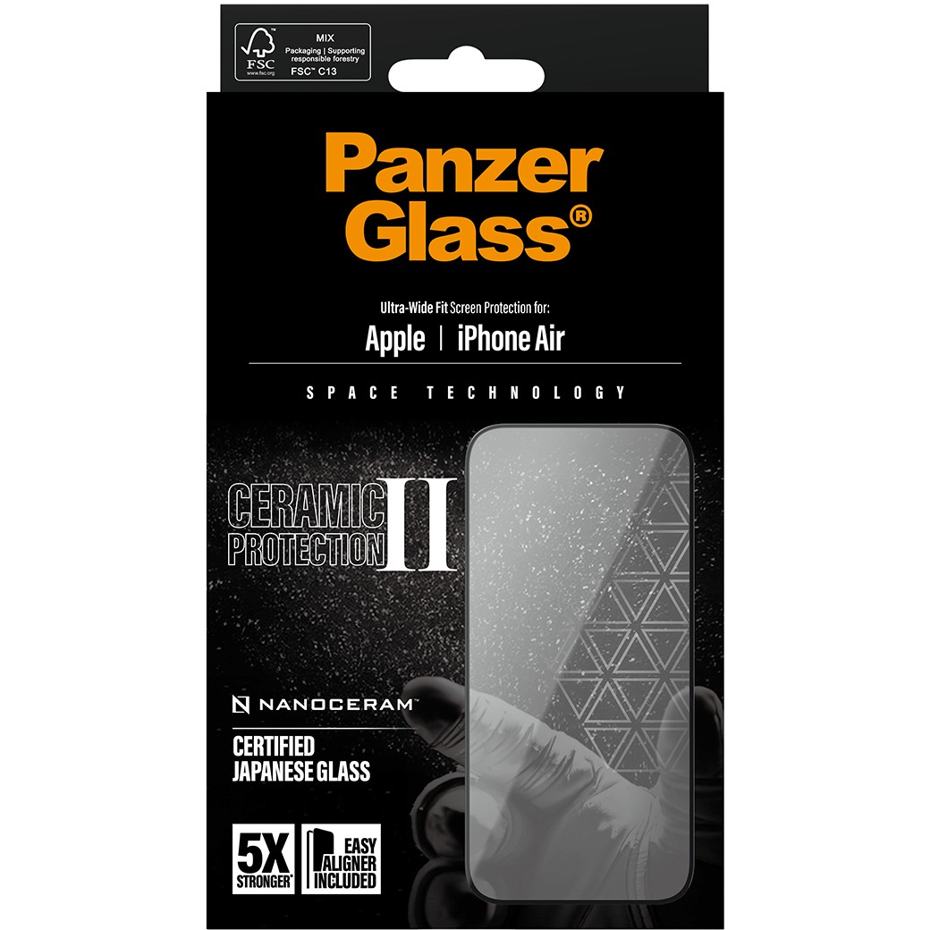 Zaštitno staklo PANZER GLASS Ceramic II Schutzglas iPhone Air UWF-2