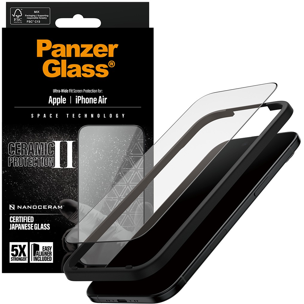 Zaštitno staklo PANZER GLASS Ceramic II Schutzglas iPhone Air UWF-4