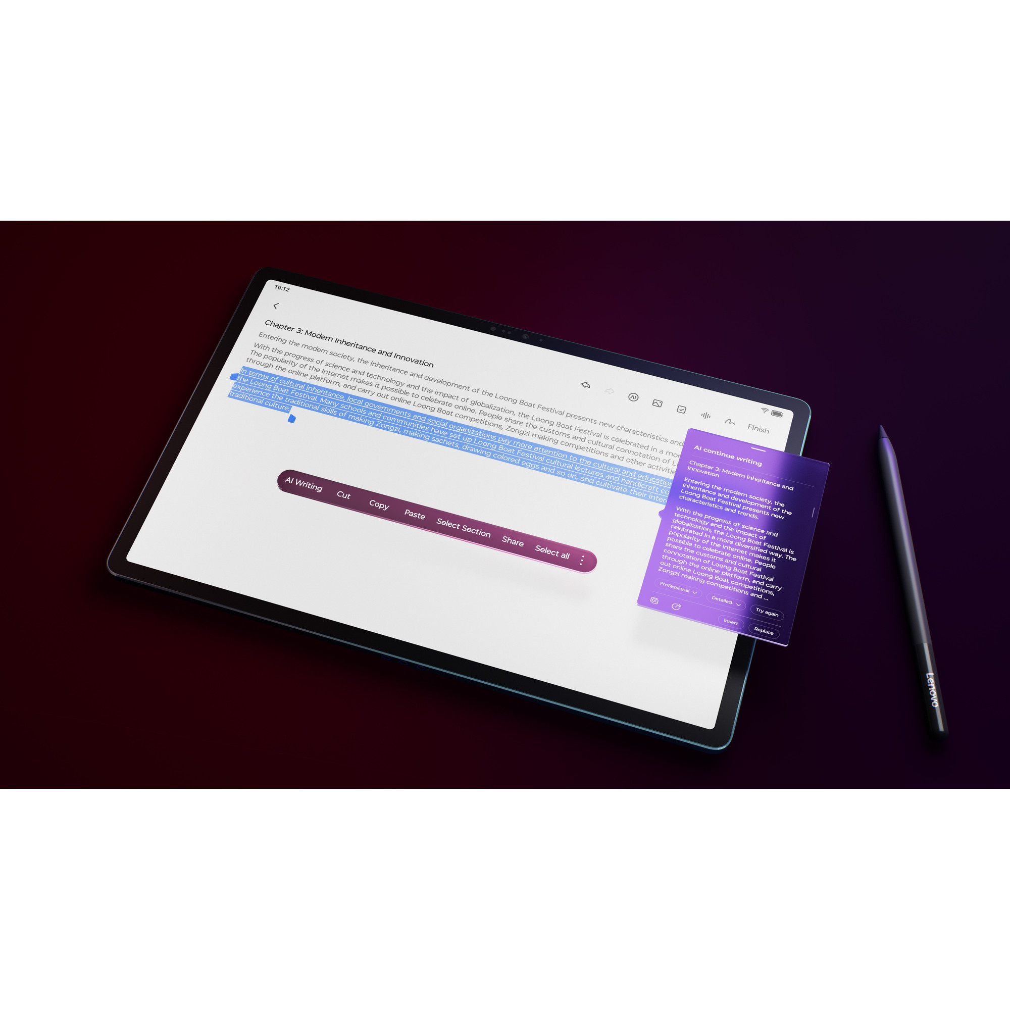 Tablet LENOVO Yoga Tab Plus (16GB, 256GB)-17
