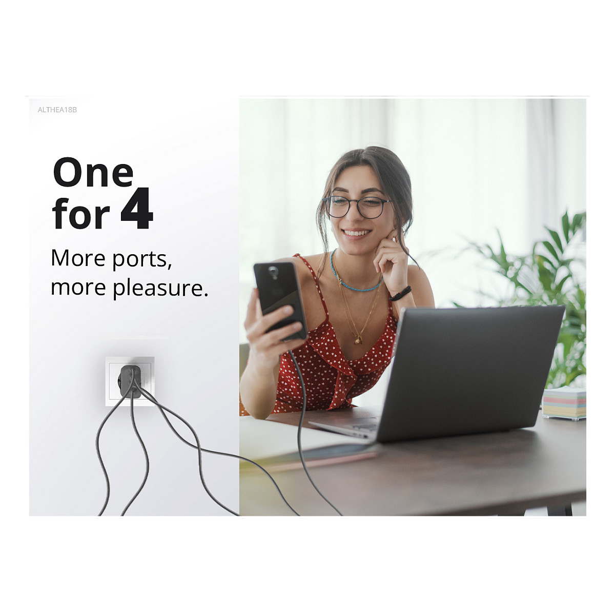 Punjač CONCEPTRONIC Ladegerät 4Port GaN (3xusb-c, 1xa, 100w, pd 3.0, pps)-10