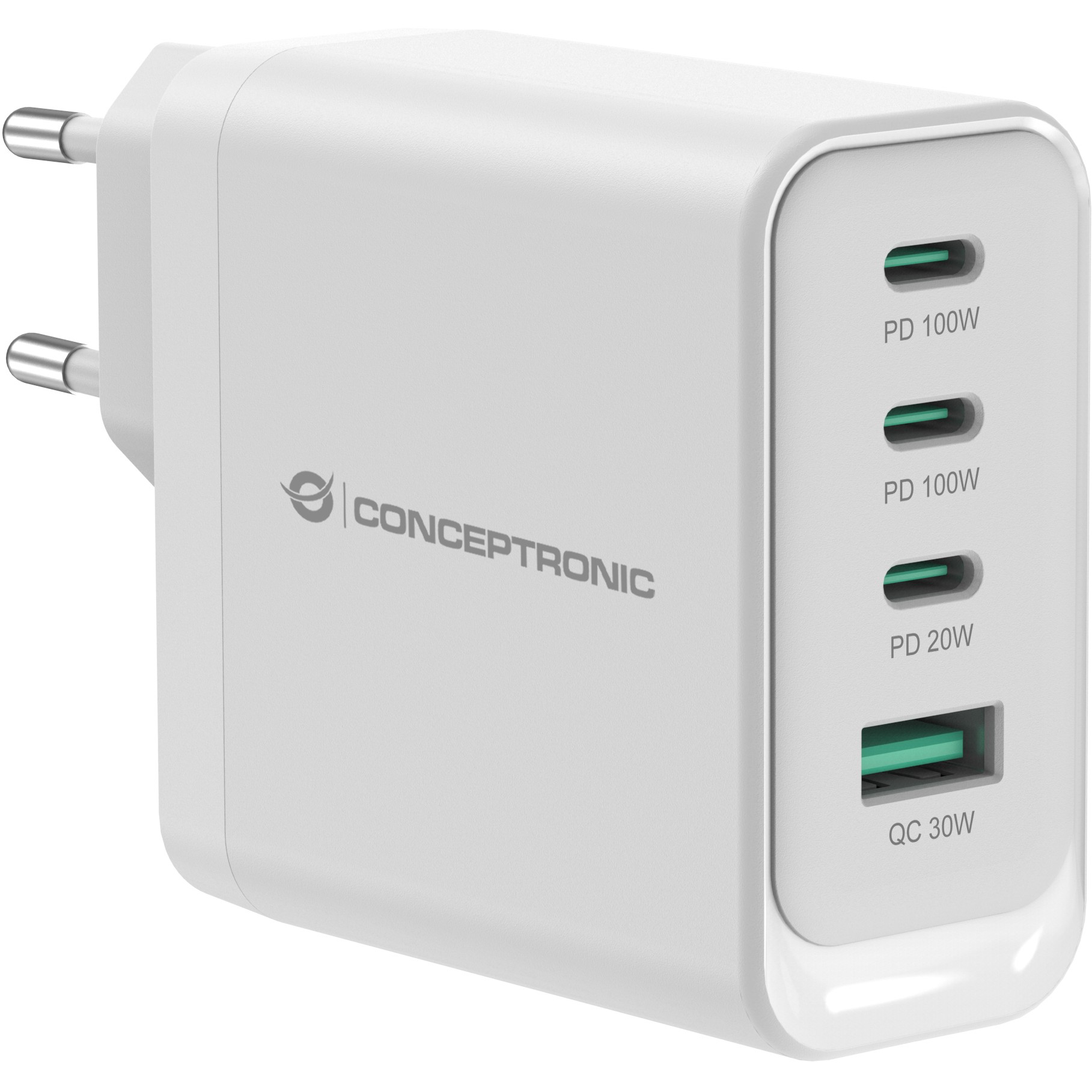 Punjač CONCEPTRONIC Ladegerät (4Port, 3xUSB-C, 1xA100WPD3.0, PPS)-0