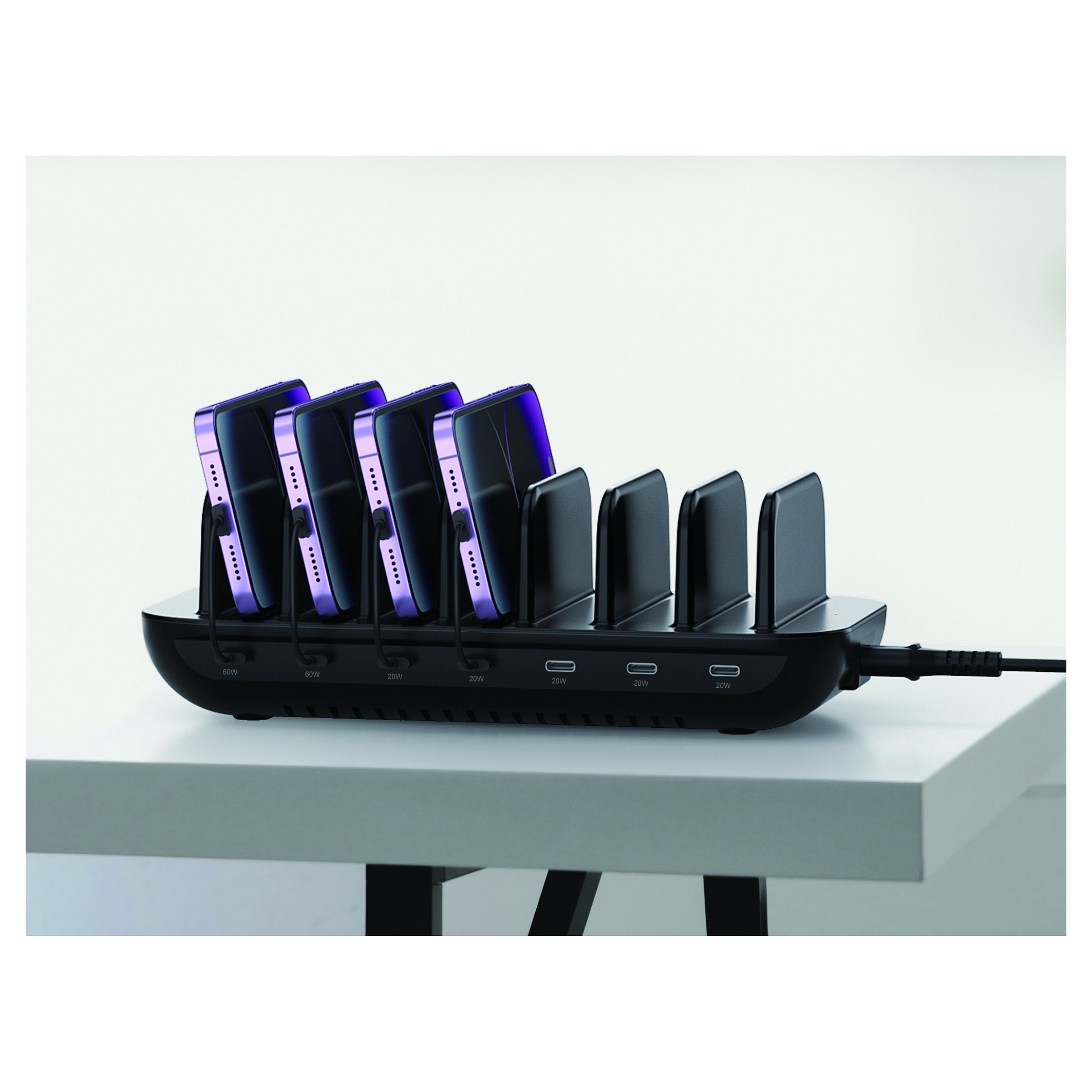 Punjač CONCEPTRONIC Ladegerät 7Port 7xUSB-C Multi 160WPD3.0-3