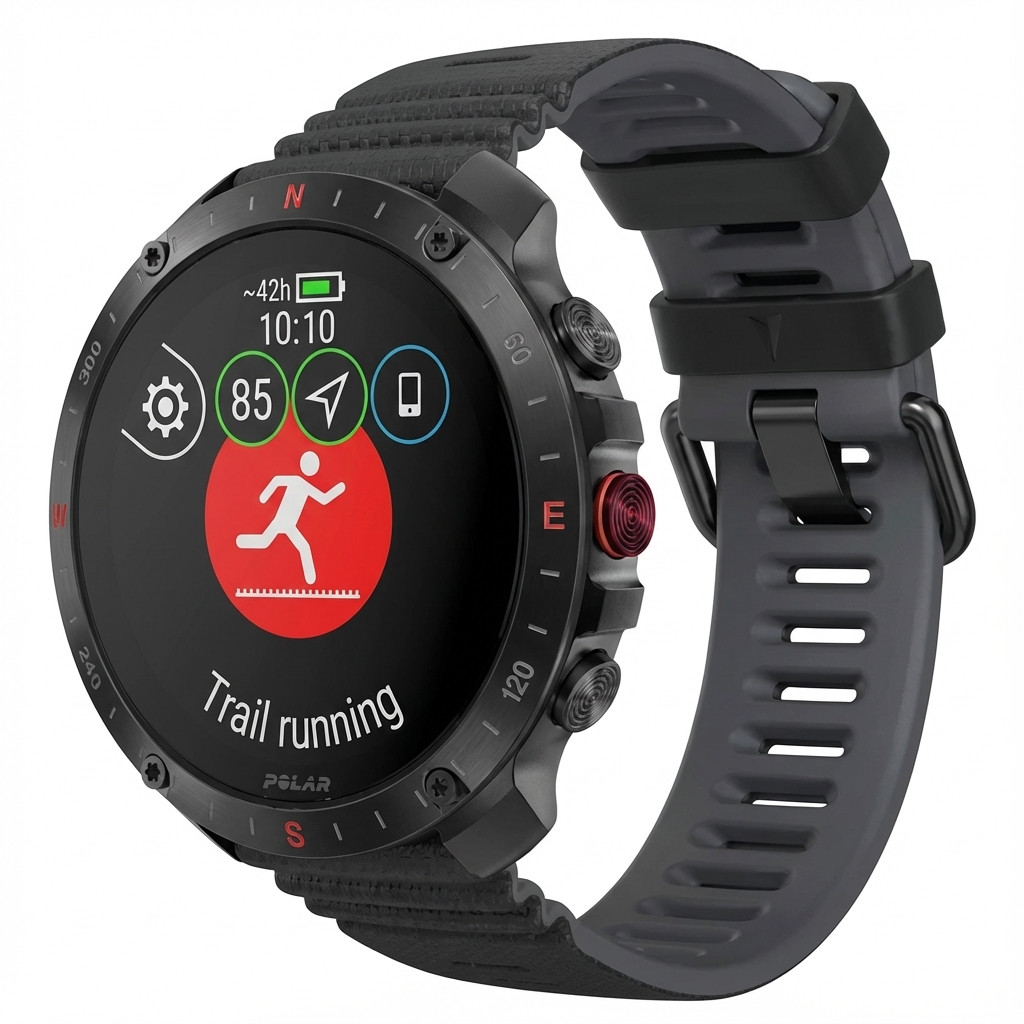 Sat POLAR GRIT X PRO BLACK M/L-0