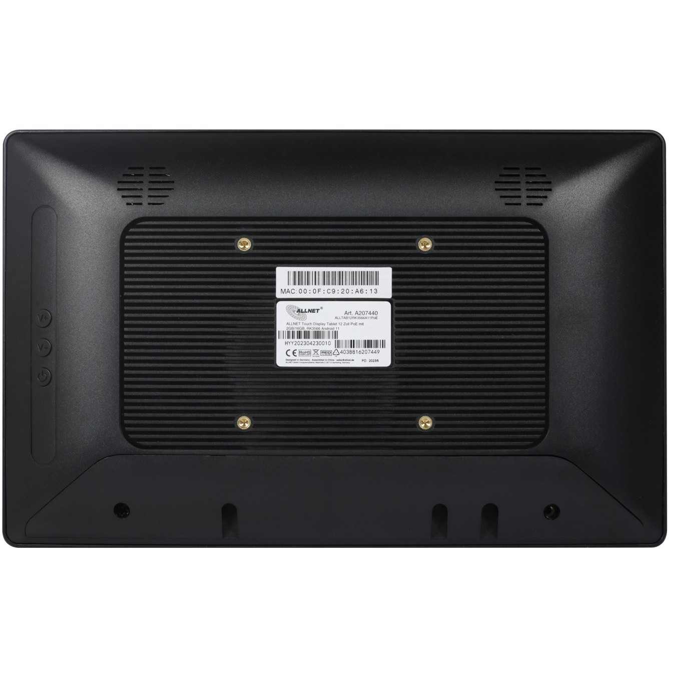 Tablet ALLNET Touch Display 12 Zoll PoE mit 8GB/64GB RK3568 Android 13-1