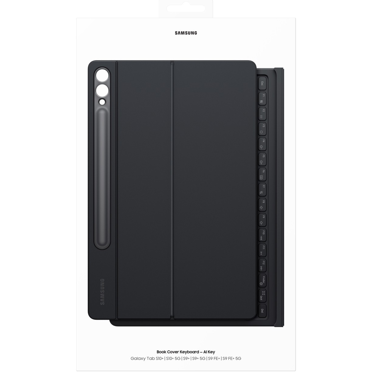 Tipkovnica SAMSUNG Book Cover Keyboard EF-DX825 za S10+/S9FE+/S9+ crna-2