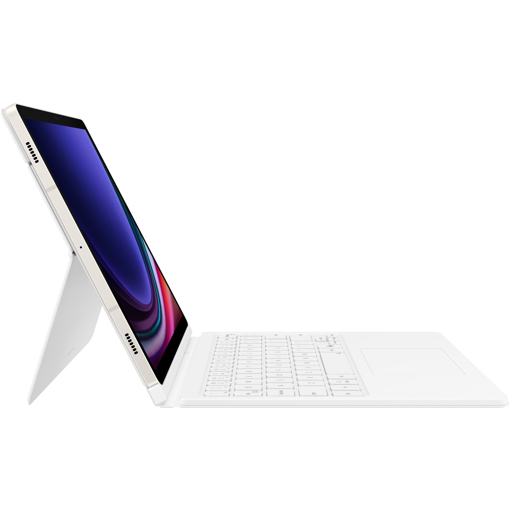 Preklopna tipkovnica SAMSUNG Book Cover za Galaxy Tab S9/S9 FE (bijela)-8