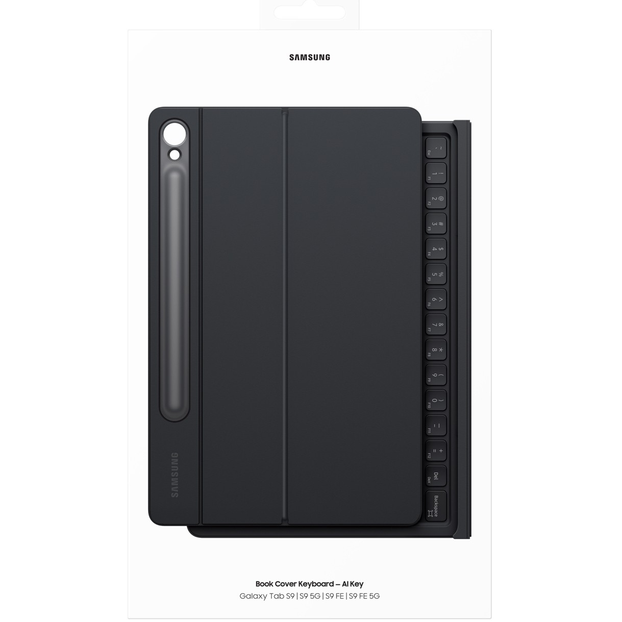 Tipkovnica SAMSUNG Book Cover za Galaxy Tab S9/9 FE/S10 crna-2