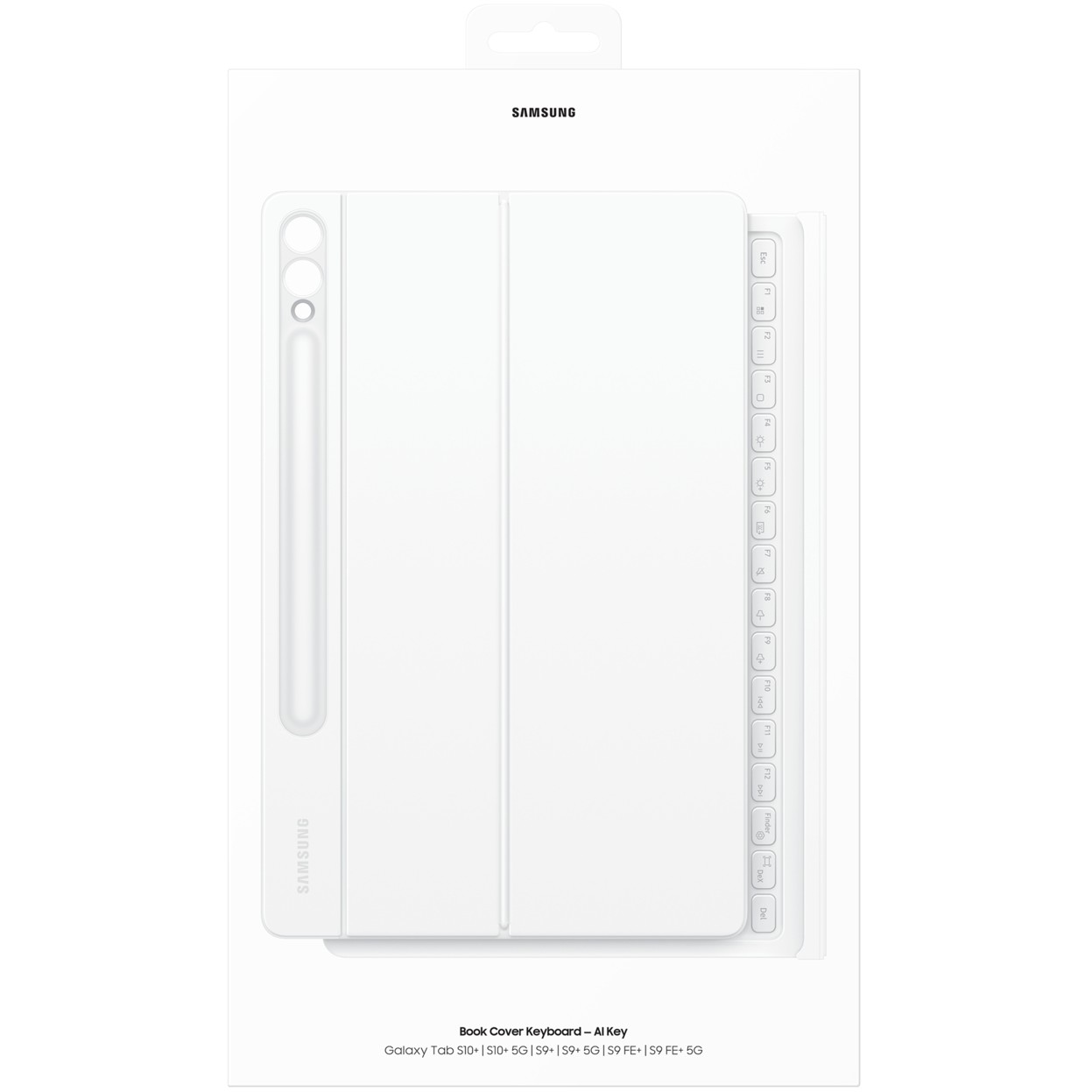 Tipkovnica Samsung Book Cover Keyboard za Tab S10+/S9+/S9 FE+ bijela boja-2