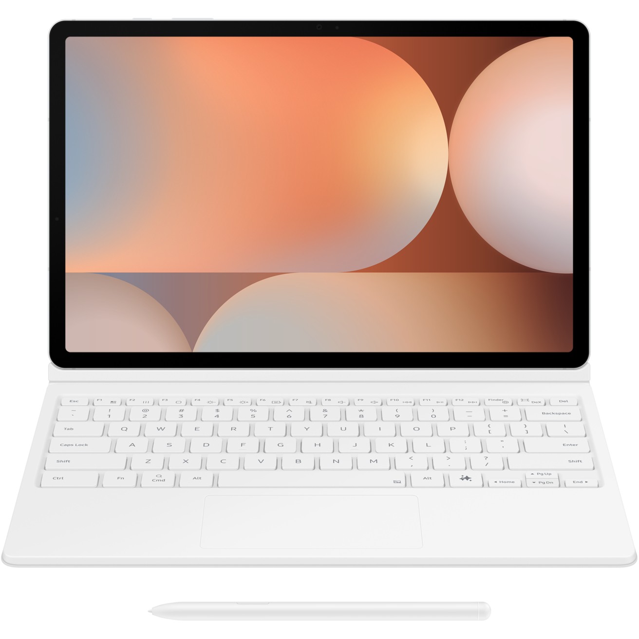 Tipkovnica Samsung Book Cover Keyboard za Tab S10+/S9+/S9 FE+ bijela boja-9