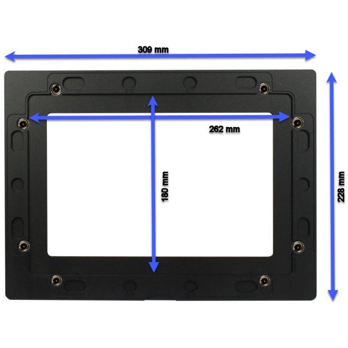 Tablet ALLNET Touch Display 10 inch zbh. Bezel za montažni okvir, bijeli-3