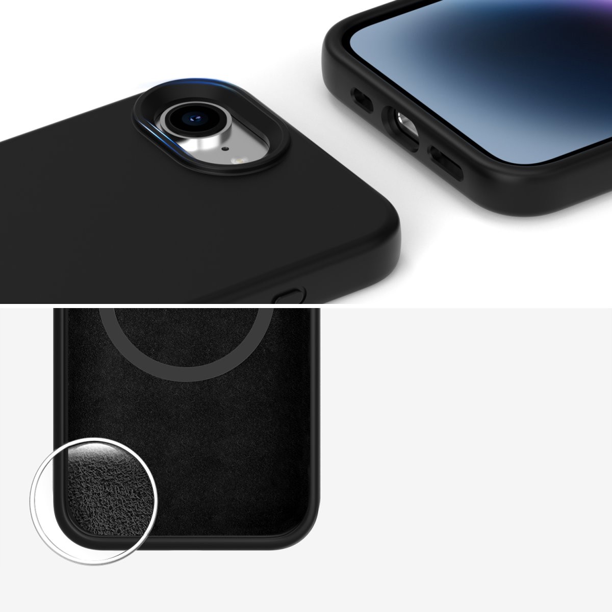 Silikonska maska 4SMARTS Cupertino za Apple iPhone 16e-1