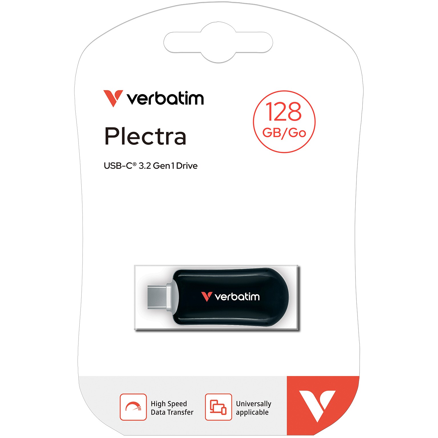 USB Flash Drive VERBATIM STICK 128GB Plectra Black-3