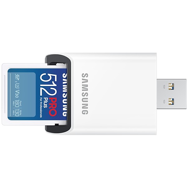 Memorijska kartica SAMSUNG XC PRO Plus 512GB (2023)(CL10) s čitačem-1