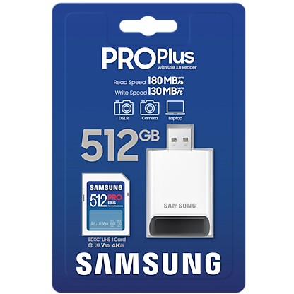 Memorijska kartica SAMSUNG XC PRO Plus 512GB (2023)(CL10) s čitačem-7