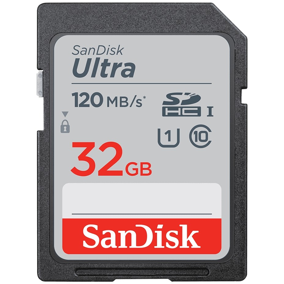MEMORY SANDISK CARD ULTRA 32GB HC