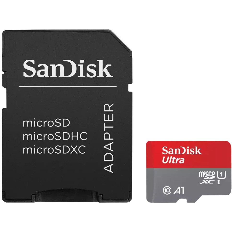 CARD SanDisk Ultra - Flash-Speicherkarte (microSDXC-an-SD-Adapter inbegriffen) - 64 GB-1