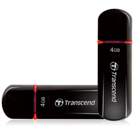 USB Stick TRANSCEND JetFlash 600 4GB crna boja