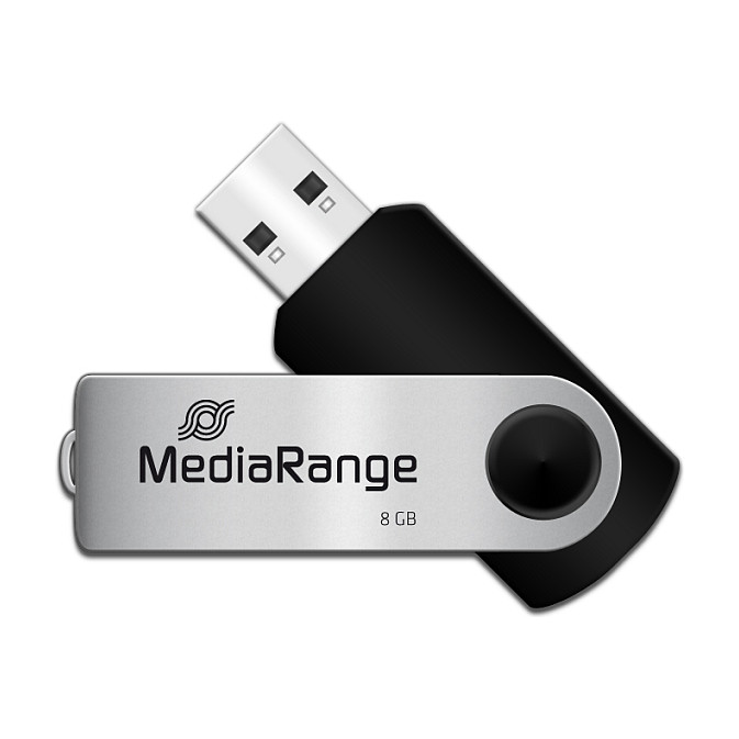 USB MEDIARANGE Stick MEDIA RANGE MR908 8 GB USB Type-A / Micro-USB 2.0-5