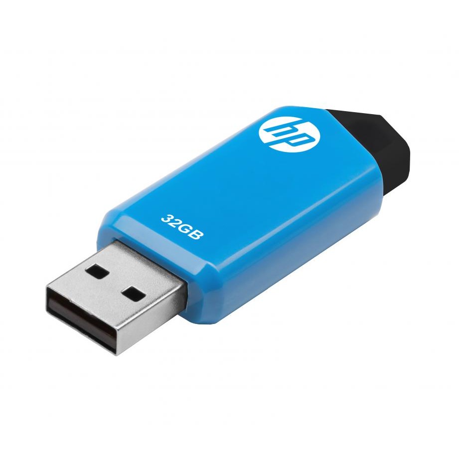 USB Flash Drive HP v150w 32GB 2.0 (crna/plava)-1