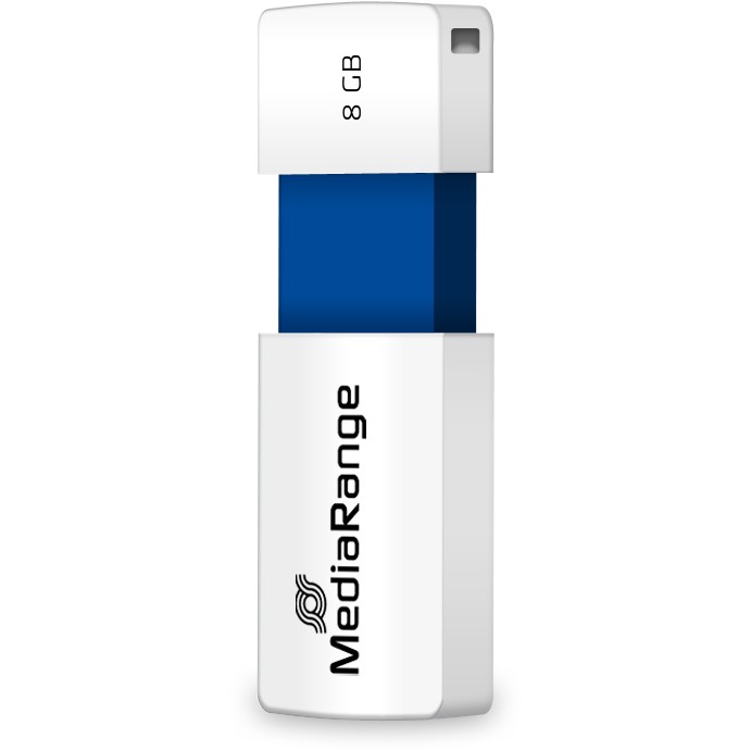 USB-Stick MEDIARANGE MEDIA RANGE STICK 8GB USB 2.0 Slider plava boja-0